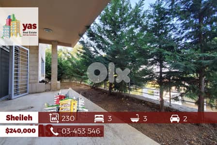 New Sheileh 230m2 | 80m2 Garden | New | Private Street | Catch |