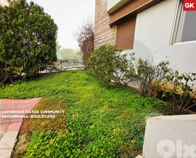 100 sqm garden/1 maid’s room/2 parking/Broummana/برمانا / REF#GK135536
