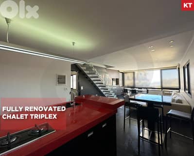 CHALET/Triplex/Faitroun/فيطرون/Panoramic view/REF#KT135541 !