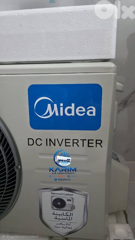 AC MIDEA DUAL INVERTER R32 GEAR ON COOLING & HEATING L1/L2/L3/L4/L5 1
