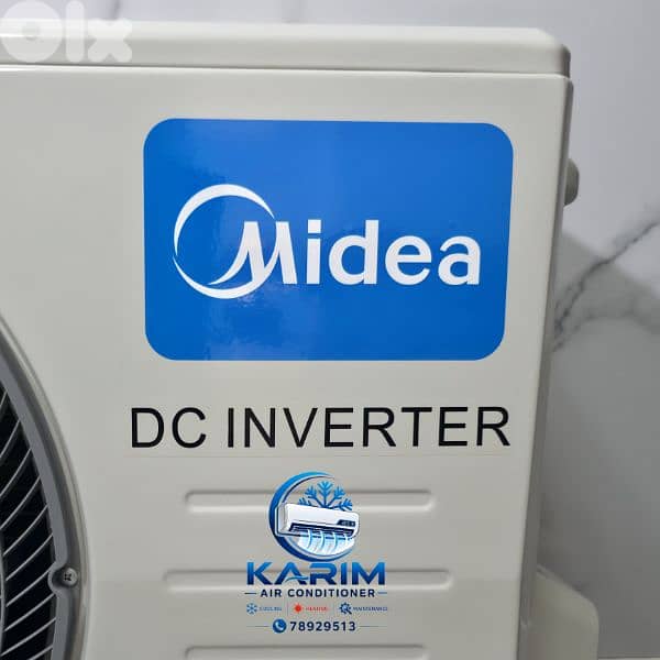 AC MIDEA DUAL INVERTER R32 GEAR ON COOLING & HEATING L1/L2/L3/L4/L5 6