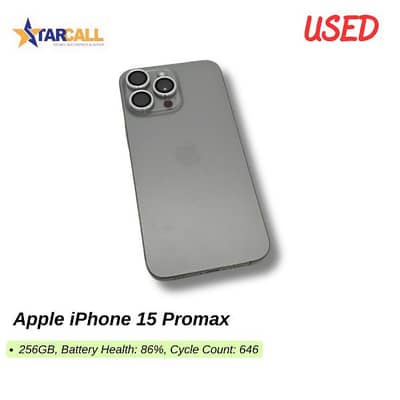 Used Apple iPhone 15 Promax