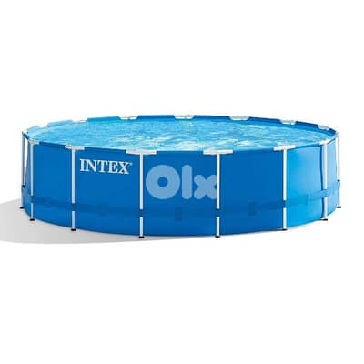 Intex Metal Frame Pool Set 457 x 122 CM - طقم حمام سباحة بإطار معدني