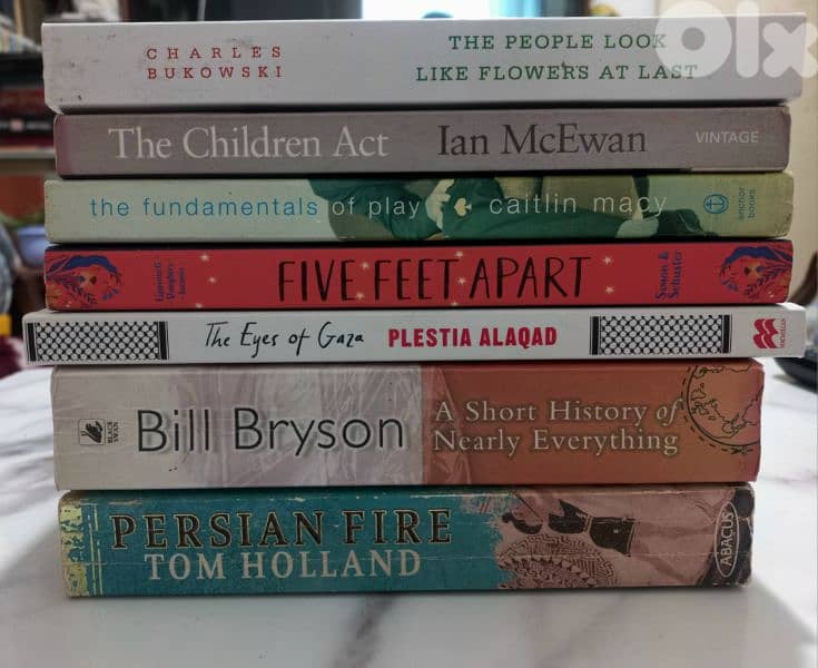 bunch of books 7 $ a piece 1