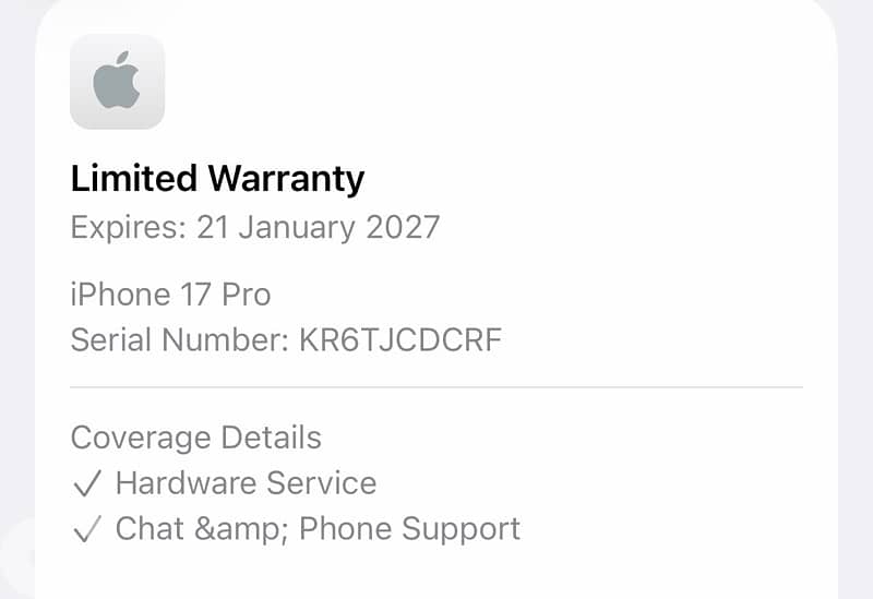 iphone 17 pro 256gb esim blue battery 100% cycle count 53 10