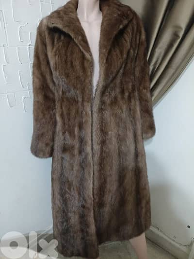 real fur coat