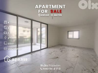 Apartment For SALE In Awkar شقة للبيع #MH