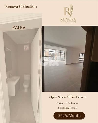 Prime Location Office for rent in Zalka