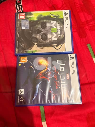 ps5 cd spider man and call of duty