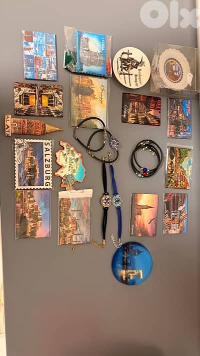 Collection of Travel souvenirs