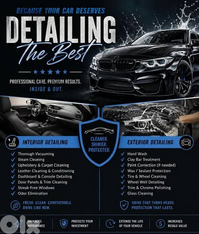Premium Car Detailing interior and exterior