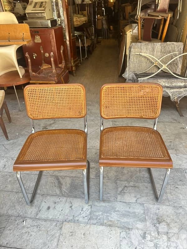 Set of 2 original cesca chairs by marcel Breuer Made in italy 400$ 2