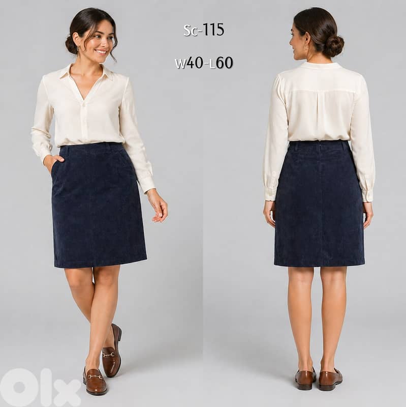 Collection of Corduroy Skirts from European Brands 6