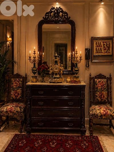 كونسول انتيك مع مرايه