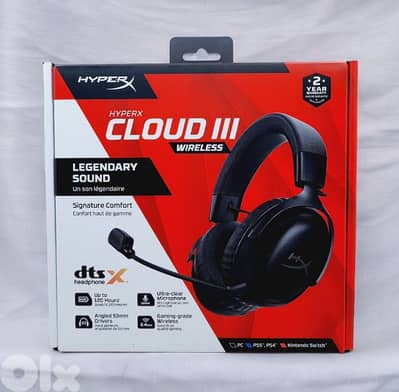 HyperX Cloud III Wireless (Black) – Excellent Condition – $90