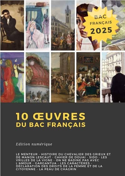 Annales - Bac Français - 10 œuvres du bac français (Bac français 2025)