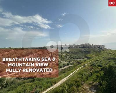 2 parking spots,Unobstructed mountain&sea view,Saida/صيدا REF#DS135546