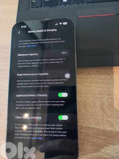 iphone 13 pro max very good condition battery health 86%
