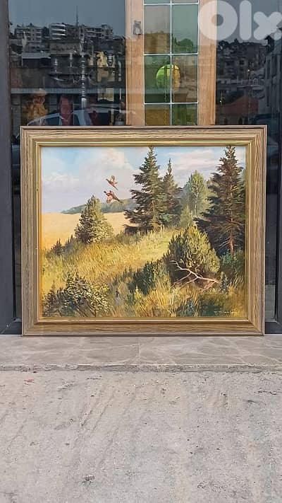 لوحة رسم زيتي اوروبية