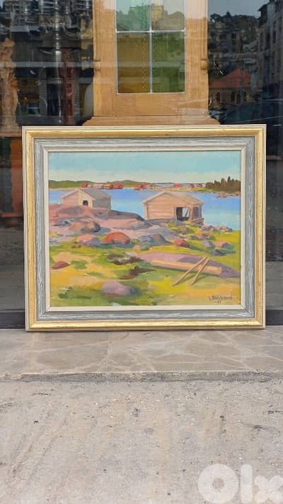 لوحة رسم زيتي اوروبية