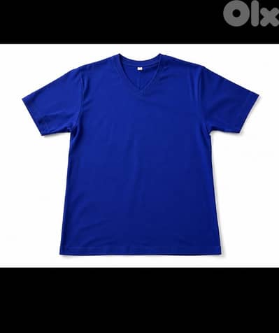 shirt new 100% هذا التيشيرت لونه  هو خليط بين الأزرق والبنفسجي