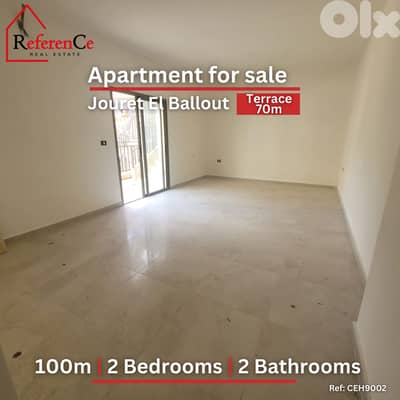 Apartment payment facilities Jouret Al Ballour شقة بلتقسيت جورة ألبلوط