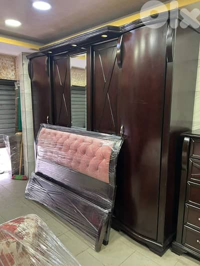 "تصفية" أوضة نوم خشب زان و لاتي مستعملة شبه جديدة