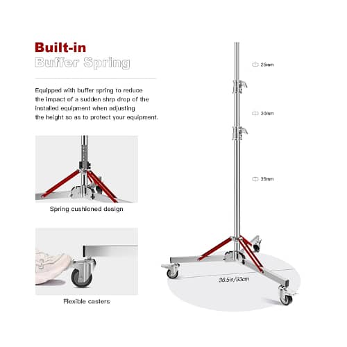 ARQA 3M Light Stand With Wheels 1