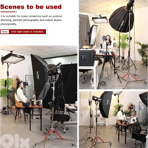 ARQA 3M Light Stand With Wheels 3