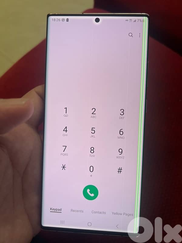 Samsung note 20 ultra 256/12  دون جمرك broken screen working perfectly 2