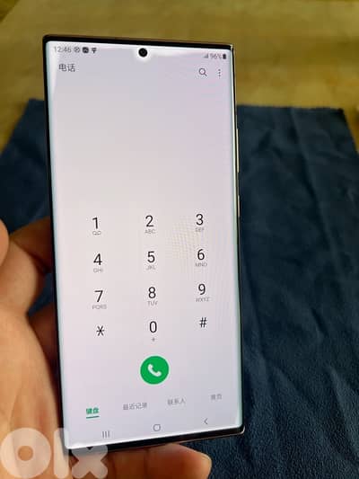 Samsung note 20 ultra 256/12  دون جمرك