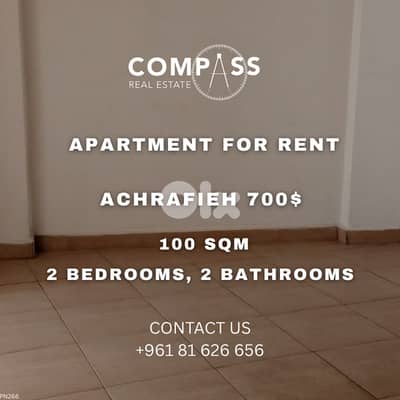 apartment for rent achrafieh