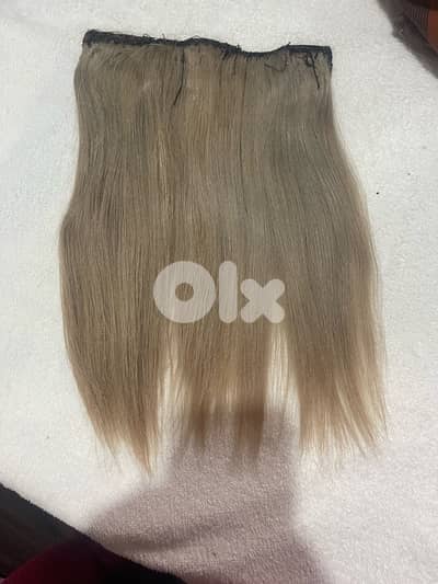 3 used real (hair)extension clips for hair