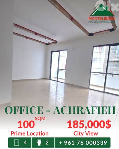 Prime Location 100 sqm Office For Sale in Achrafieh أشرفية