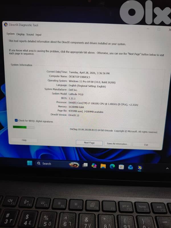 Dell Latitude 7410 - touch flip (used like new) 7