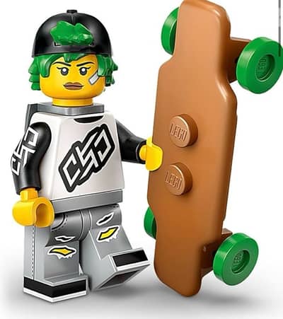 sealed Lego long boarder figure