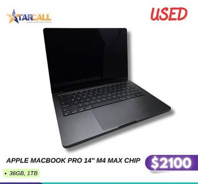 APPLE MACBOOK PRO 14" M4 MAX CHIP