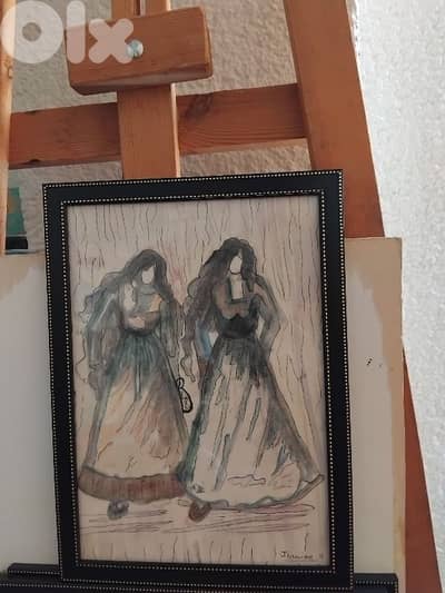 رسم اكريليك