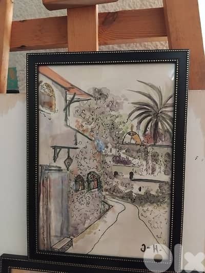 رسم اكريليك