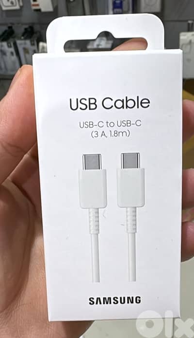 Samsung usb-c to usb-c cable (3a,1.8m) white