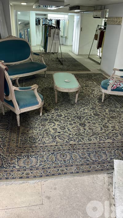 Elegant Vintage Persian-Style Rug – Soft Neutral Tones