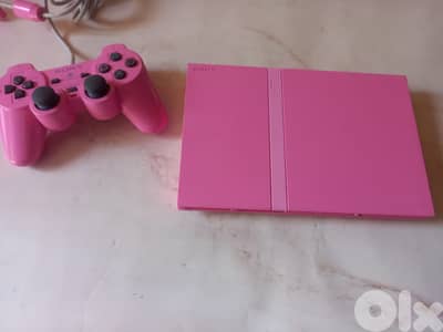 playstation 2 pink edition PAL original state no mod including 1 contr