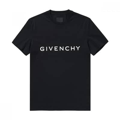 Givenchy FW22 Logo Print Crewneck T-Shirt Black
