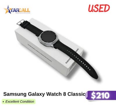 Samsung Galaxy watch 8 classic used