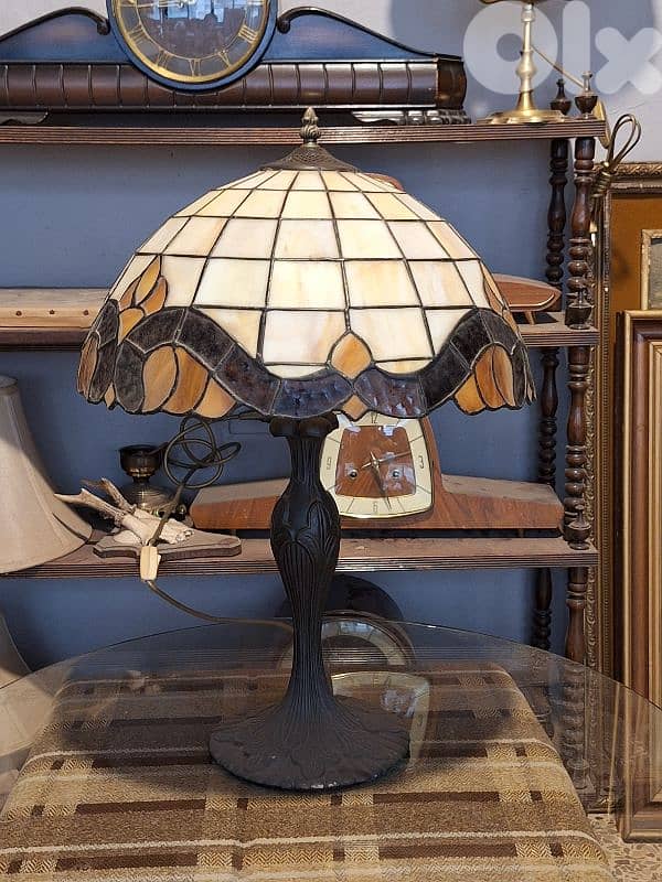 tiffany antique european lamp 2