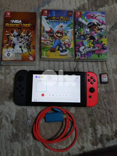 Switch with 4 games