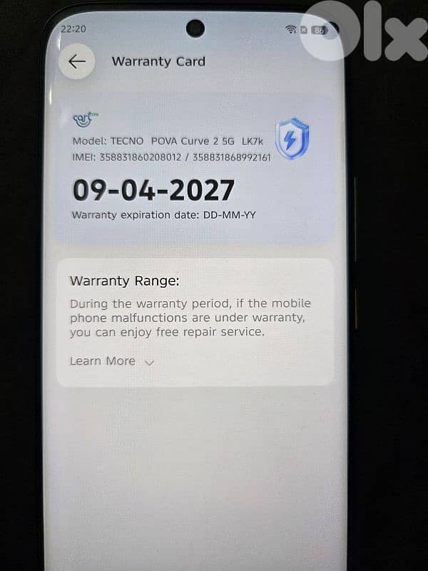 tecno pova curve 2 2