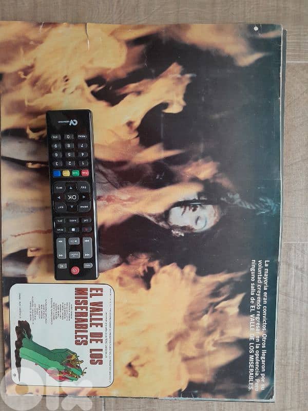 8 Spanish original movie poster 1975 "El valle de los miserables" 2