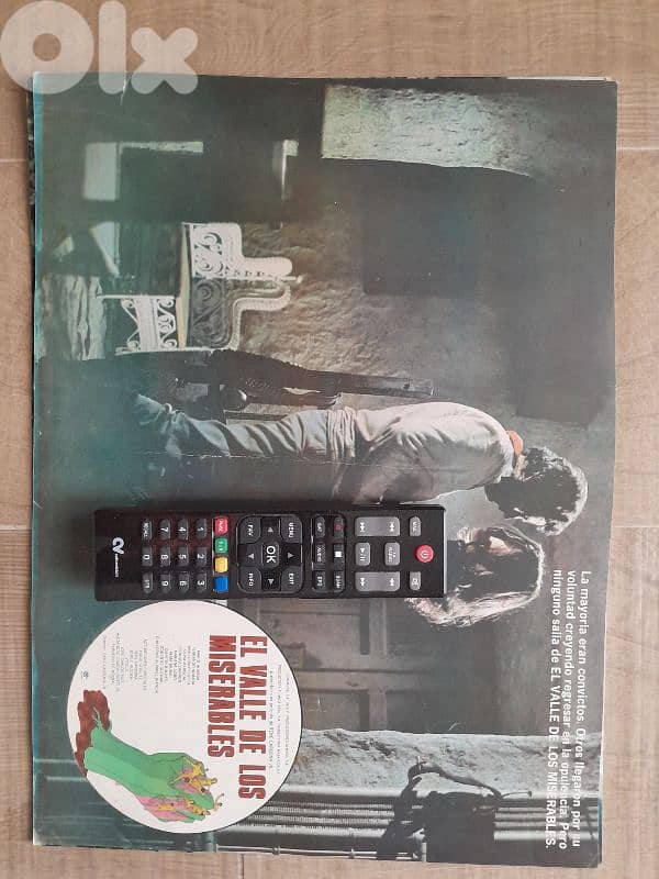 8 Spanish original movie poster 1975 "El valle de los miserables" 4