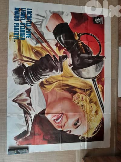 Vintage italian movie poster 1969 Very large size